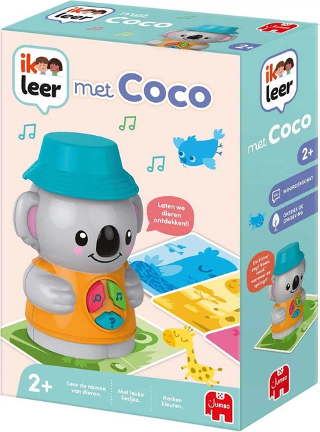Zabawka dla niemowląt Jumbo Uczę się z Coco 2051773 (8721017602637) - obraz 2