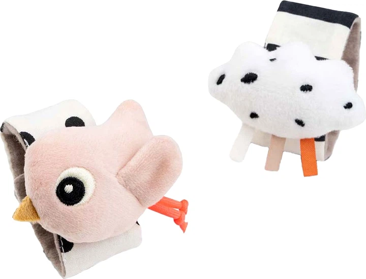 Zabawki na rączkę Done by Deer Happy Clouds 2 szt 4343701 (5712643052418) - obraz 2