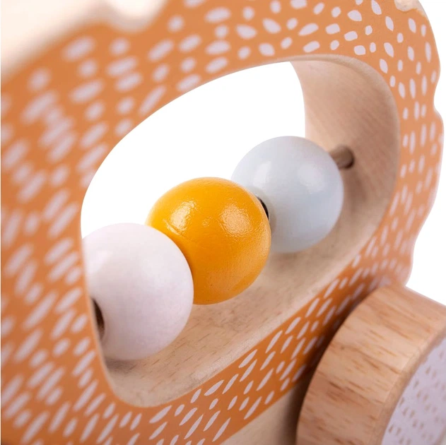 Іграшка для немовлят Bigjigs Toys їжак для штовхання дерев'яний 2999762 (691621800065) - Фото 3 Іграшка для немовлят Bigjigs Toys їжак для штовхання дерев'яний 2999762 (691621800065) - зображення 3