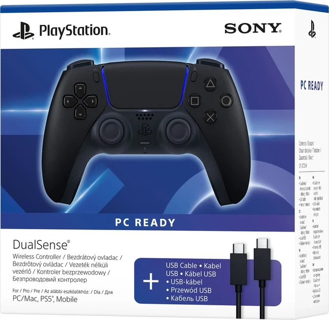 Геймпад Sony PlayStation 5 Dualsense Midnight Black + USB-C Cable (1000051651) - Фото 5 Геймпад Sony PlayStation 5 Dualsense Midnight Black + USB-C Cable (1000051651) - изображение 5
