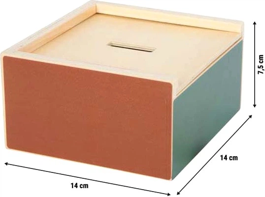 Zabawka Small Foot drewniana multifunkcyjna skrzynka montessori 3w1 20 elementów 5420189 (4020972127433) - obraz 5