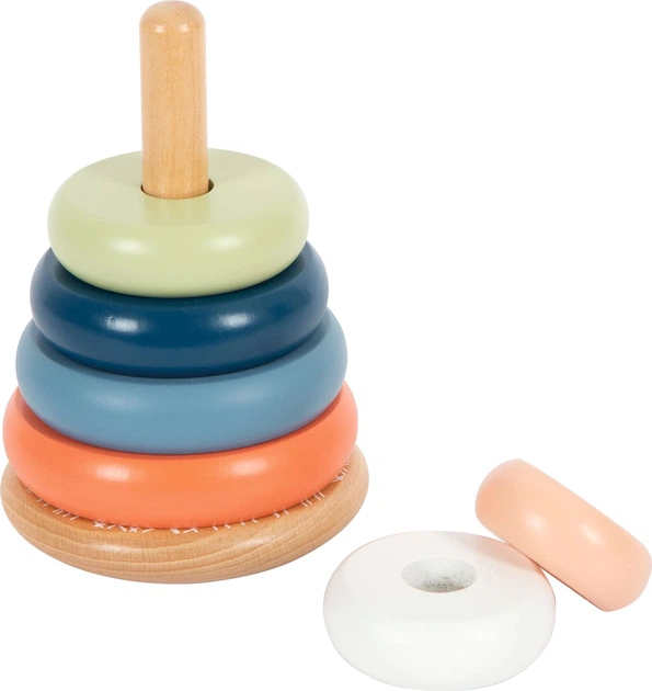Zabawka Small Foot drewniana kolorowa wieża Arctic 7 elementów 5410845 (4020972124449) - obraz 3