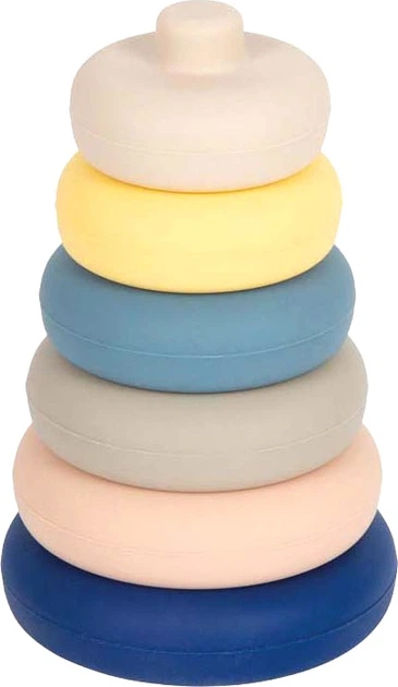 Zabawka Small Foot miękka wieża silikonowa 6 elementów 5420185 (4020972127495) - Zdjęcie 2 Zabawka Small Foot miękka wieża silikonowa 6 elementów 5420185 (4020972127495) - obraz 2