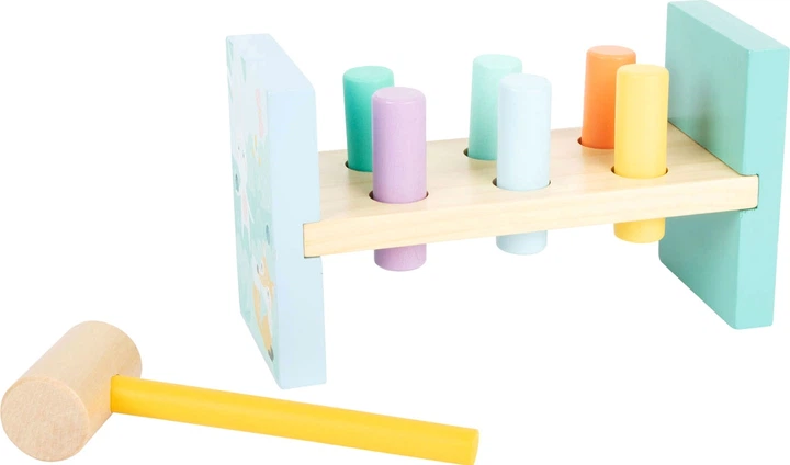 Zabawka Small Foot drewniana ławka młotkowa 8 elementów 5410519 (4020972117236) - obraz 3