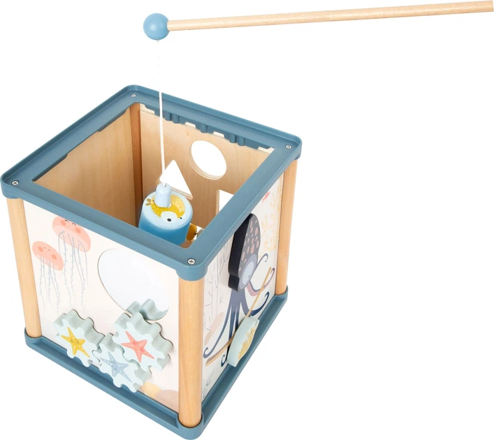 Іграшка Small Foot дерев'яний моторний сортер Підводний світ 5в1 5410566 (4020972119100) - Фото 5 Іграшка Small Foot дерев'яний моторний сортер Підводний світ 5в1 5410566 (4020972119100) - зображення 5