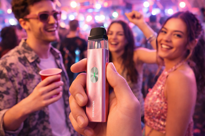 Pod-система Vaporesso XROS 4 Mini Ice Pink под система до 30Вт электронная сигарета 1000 мАч от 0,4 до 1,2 Ом алюминиевый сплав и пластик - изображение 4