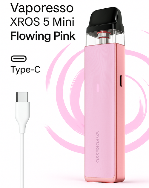 Многоразовая Pod система Vaporesso Xros 5 Flowing Pink электронная