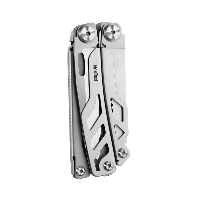 Мультитул 14-в-1 NexTool Flagship Max NE20310 многофункциональный складной EDC инструмент с плоскогубцами ножом пилой отвёртками набором бит и битодержателем чехол на ремень для туризма походов кемпинга рыбалки авто ремонта, нержавеющая сталь - Фото 9 Мультитул 14-в-1 NexTool Flagship Max NE20310 многофункциональный складной EDC инструмент с плоскогубцами ножом пилой отвёртками набором бит и битодержателем чехол на ремень для туризма походов кемпинга рыбалки авто ремонта, нержавеющая сталь - изображение 9