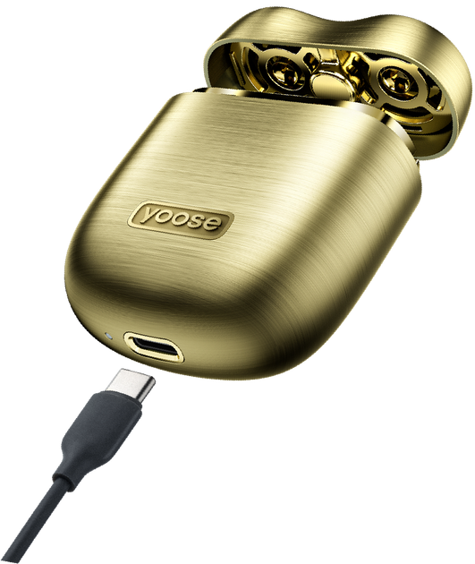 Електробритва чоловіча Yoose Mini S Золотиста - Фото 3 Електробритва чоловіча Yoose Mini S Золотиста - зображення 3