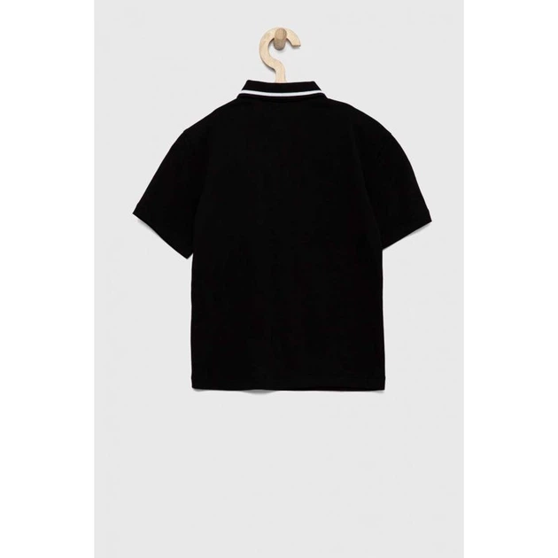 Поло для мальчика EA7 Emporio Armani 128 см 8NBF51 чорно-біле - изображение 2