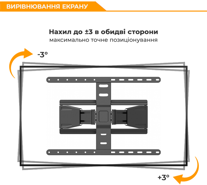 Настенное крепление для телевизора UniBracket Slim64 43" - 90" - Фото 3 Настенное крепление для телевизора UniBracket Slim64 43" - 90" - изображение 3