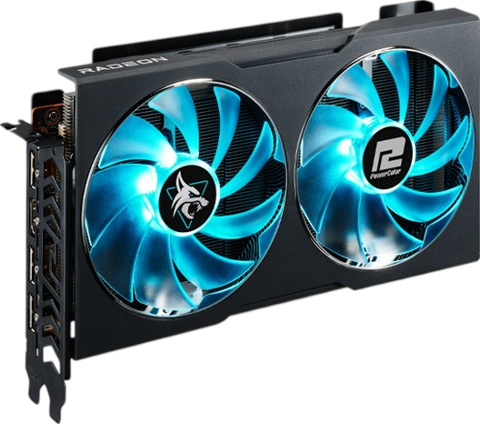 Видеокарта AMD Radeon RX 6600 8GB PowerColor Hellhound (AXRX 6600 8GBD6-3DHL) Б/У - изображение 2