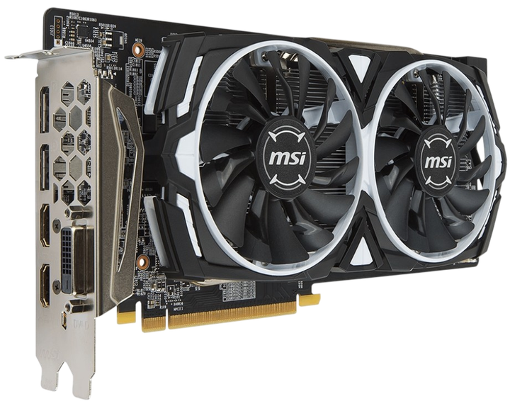 Видеокарта AMD Radeon RX 580 8GB MSI Armor (RX 580 ARMOR 8G) Б/У - изображение 2