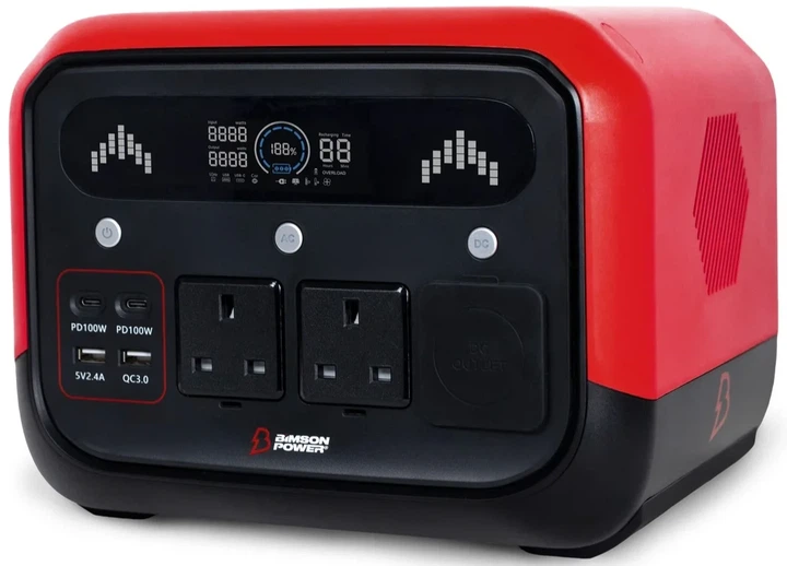 Зарядная станция Bimson Power BP700PPS 1400 Вт / 700 Вт / 512 Вт*ч / LiFePO4 / Быстрая зарядка 1 час - изображение 2