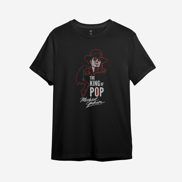 Футболка жіноча з принтом ТiШОТКА The King of Pop Michael Jackson S Чорний Оверсайз (1033415384) - Фото 1 Футболка жіноча з принтом ТiШОТКА The King of Pop Michael Jackson S Чорний Оверсайз (1033415384) - зображення 1