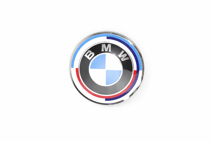 Емблема BMW 82 мм 50 Years Edition на капот або багажник — ювілейний значок - зображення 2