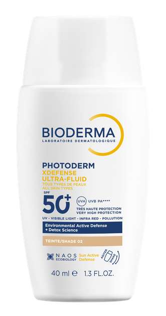Тональний ультрафлюїд Bioderma XDefense SPF50+ тон 02 40мл - зображення 4