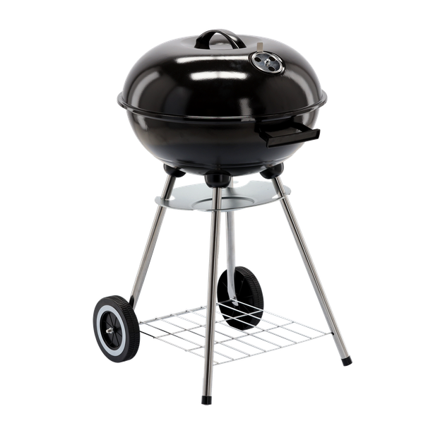 Мобільний вугільний гриль з кришкою BBQ Meeting BBQ5290 круглий 46x44x71 см компактний гриль для пікніка барбекю кемпінгу дачі переносний мангал на вугіллі з решіткою вентиляцією стійкий портативний садовий гриль для відпочинку на природі - Фото 1 Мобільний вугільний гриль з кришкою BBQ Meeting BBQ5290 круглий 46x44x71 см компактний гриль для пікніка барбекю кемпінгу дачі переносний мангал на вугіллі з решіткою вентиляцією стійкий портативний садовий гриль для відпочинку на природі - зображення 1