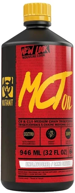 МСТ олія Mutant MCT Oil рідина 946 мл (627933025827) - Фото 2 МСТ олія Mutant MCT Oil рідина 946 мл (627933025827) - зображення 2