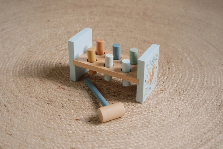 Przebijanka drewniana Little Dutch Forest Friends FSC (LD7246) (8713291772465) - Zdjęcie 5 Przebijanka drewniana Little Dutch Forest Friends FSC (LD7246) (8713291772465) - obraz 5