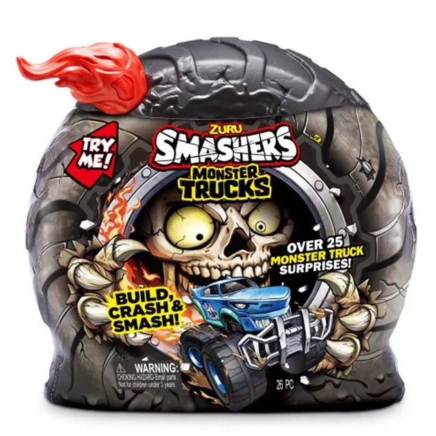Ігровий набір Smashers Monster Wheels Діно Трек (74103A) - зображення 9