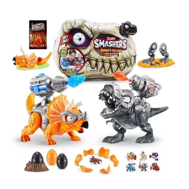 Ігровий набір Smashers Dino Island Діно Череп Чорний (74102B) - зображення 11