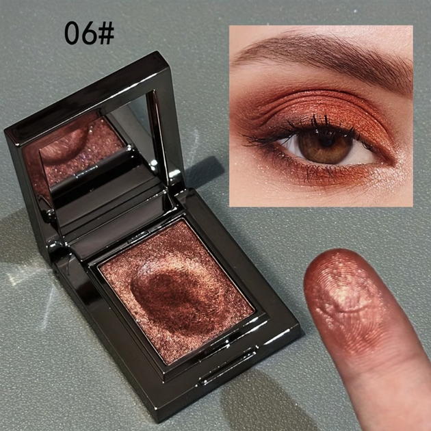 Тіні для повік із блискітками Herorange, відтінок 06 Brown-Orange - зображення 2