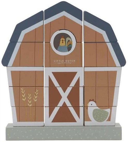 Układanka stodoła Little Dutch Little Farm FSC (LD7144) (8713291771444) - Zdjęcie 1 Układanka stodoła Little Dutch Little Farm FSC (LD7144) (8713291771444) - obraz 1
