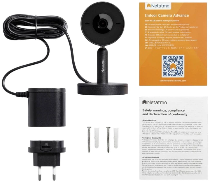 IP-камера Netatmo NPC-B Black (3700730505994) - зображення 3