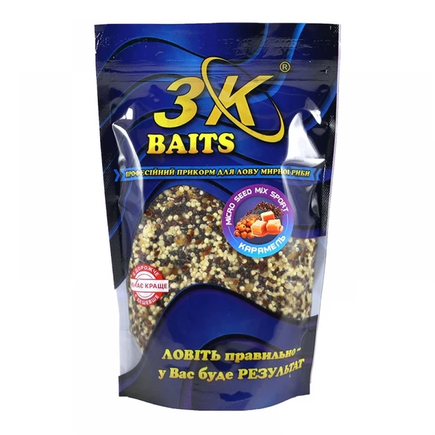 Зерновий мікс Micro Seed MIX Sport + Crushed Tiger nut Карамель 400г (3к02821) - Фото 1 Зерновий мікс Micro Seed MIX Sport + Crushed Tiger nut Карамель 400г (3к02821) - зображення 1