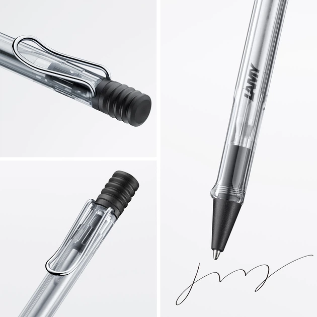 Шариковая авторучка Lamy Vista Черная M16 1.0 мм Прозрачный корпус (4014519276364) - Фото 11 Шариковая авторучка Lamy Vista Черная M16 1.0 мм Прозрачный корпус (4014519276364) - изображение 11