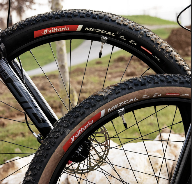 Велосипедная покрышка 29 дюймов бескамерная коричневая боковина Vittoria Mezcal XC Race (VT11A00712) - изображение 5