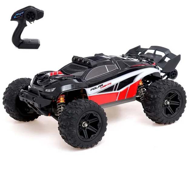 Радиоуправляемая машинка HS14421 1:14 4WD на пульте управления до 40 км/ч, RC внедорожник, вездеход, аккумулятор 7.4V 1300mAh - изображение 3