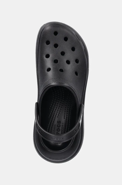 Жіночі крокси на платформі Crocs Classic Crush Clogs, Чорні, 207521-100, (M4/W6), 36-37, 22см - Фото 5 Жіночі крокси на платформі Crocs Classic Crush Clogs, Чорні, 207521-100, (M4/W6), 36-37, 22см - зображення 5