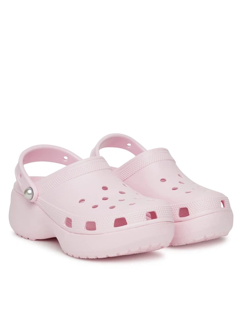 Женские кроксы на платформе Сrocs Classic Platform Pearl Clog 211231, розовые W6/36-37/22.9см - Фото 2 Женские кроксы на платформе Сrocs Classic Platform Pearl Clog 211231, розовые W6/36-37/22.9см - изображение 2