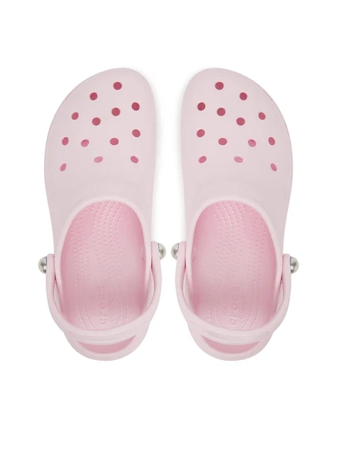 Женские кроксы на платформе Сrocs Classic Platform Pearl Clog 211231, розовые W6/36-37/22.9см - Фото 4 Женские кроксы на платформе Сrocs Classic Platform Pearl Clog 211231, розовые W6/36-37/22.9см - изображение 4