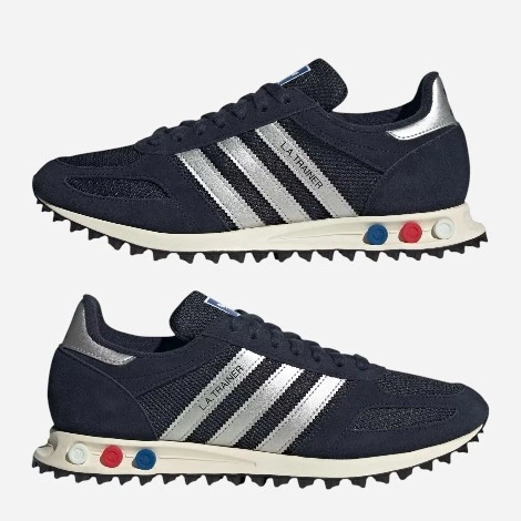 Buty sportowe męskie skórzane adidas La Trainer Og KJ4382 47.5 (12UK) Granatowe (4068815827041) - obraz 6