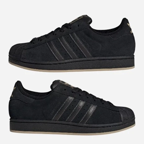Жіночі кеди низькі adidas Superstar Ii IH9317 39.5 (6UK) Чорні (4068806147301) - зображення 6