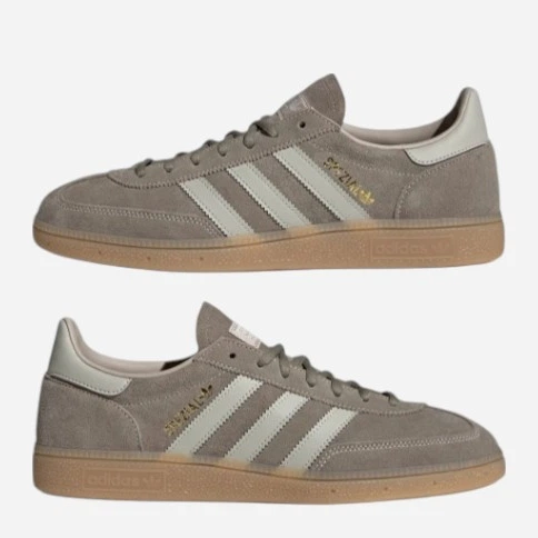 Sneakersy męskie do kostki adidas Handball Spezial IH9761 41.5 (7.5UK) Jasnobrązowe (4068812678578) - obraz 6