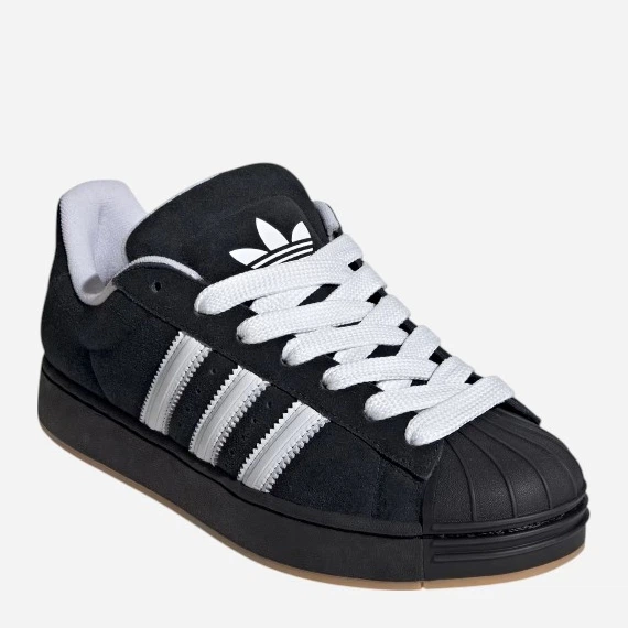 Sneakersy damskie do kostki adidas Superstar St KI3512 37.5 (4.5UK) Czarne (4068812793592) - obraz 2