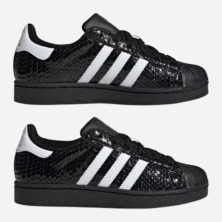 Жіночі кеди низькі adidas Superstar Ii W KH9019 37.5 (4.5UK) Чорні (4068815810678) - зображення 6