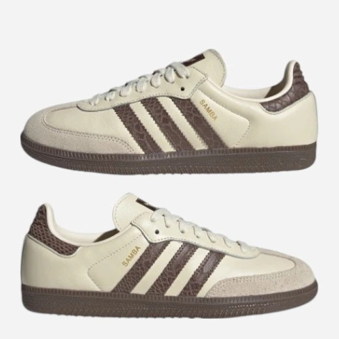 Sneakersy damskie do kostki adidas Samba Og W IH3980 38 (5UK) Beżowe (4068805928529) - obraz 6