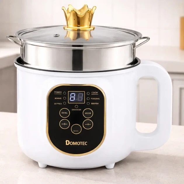 Многофункциональная электрокастрюля Domotec MS-7729 1.8л с пароваркой 2000Вт 10342 - изображение 5