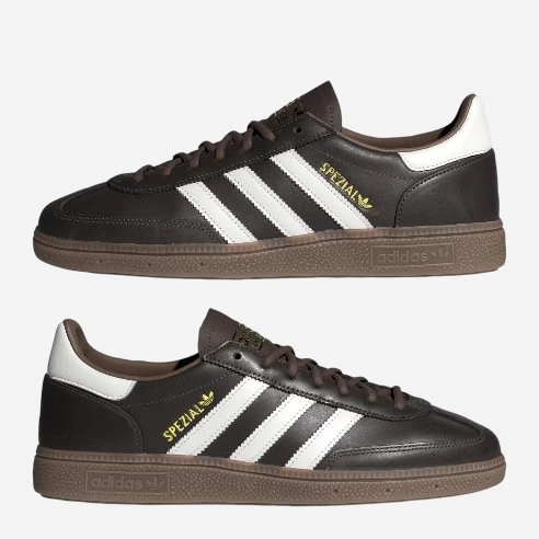 Sneakersy męskie do kostki adidas Handball Spezial KI8581 43.5 (9UK) Ciemnobrązowe (4068812216015) - obraz 6