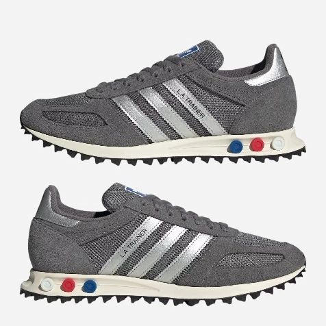Buty sportowe męskie skórzane adidas La Trainer Og KJ4380 47.5 (12UK) Szare (4068815835299) - obraz 6