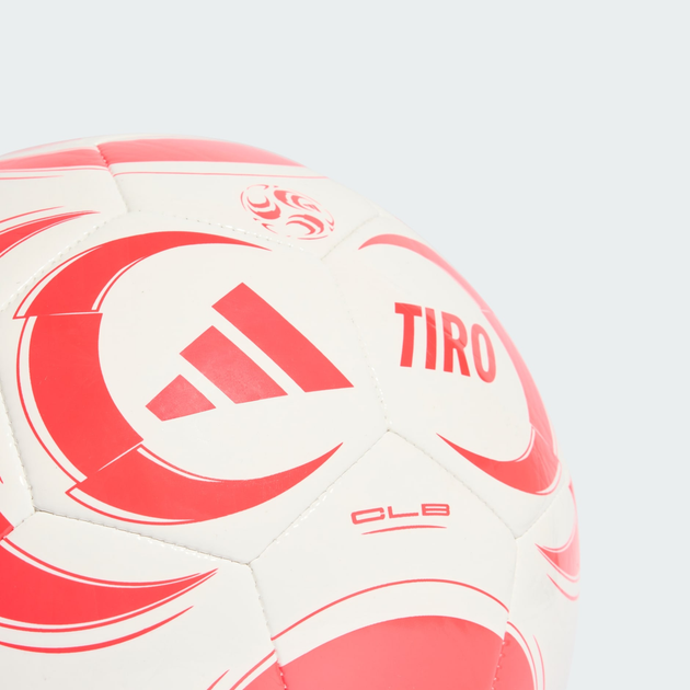 М’яч футбольний Adidas Tiro Club, розмір 4, тренувальний, універсальний, для тренувань і аматорської гри (JW1531-4) - зображення 4