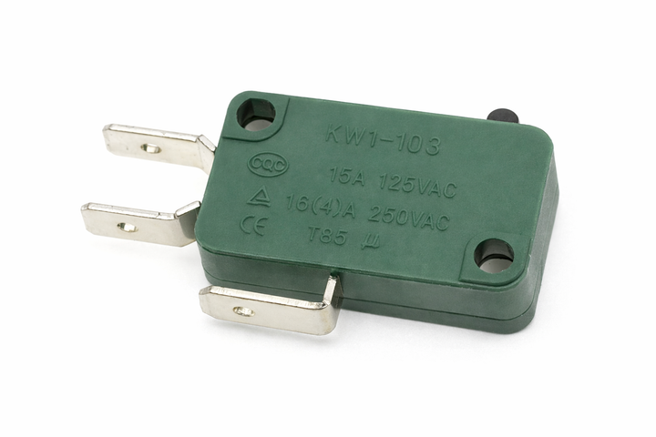 Мікроперемикач Daier KW1 103-1 (10A, 250VAC). Артикул: кн1373 - Фото 1 Мікроперемикач Daier KW1 103-1 (10A, 250VAC). Артикул: кн1373 - зображення 1