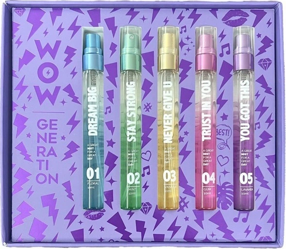 Zestaw mgiełek zapachowych do ciała Kids Euroswan Wow Generation (8435507890885) - obraz 3