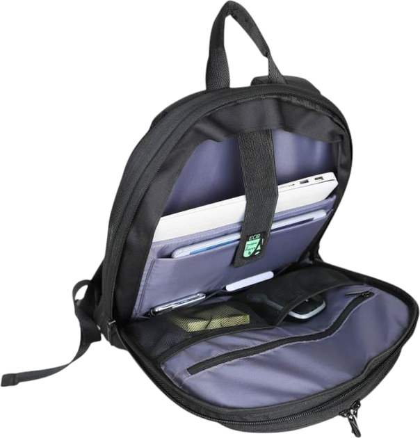 Plecak na laptopa PORT Designs Eco Chicago Evo Expandable 15.6/16" Black (3567044005110) - Zdjęcie 8 Plecak na laptopa PORT Designs Eco Chicago Evo Expandable 15.6/16" Black (3567044005110) - obraz 8