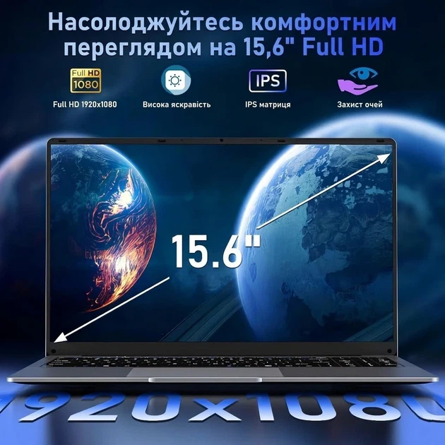 Ноутбук 15.6" NIAKUN VenBook Intel Celeron N4000 RAM 8GB SSD 512GB Windows 11 (UKR) Б/В - зображення 2